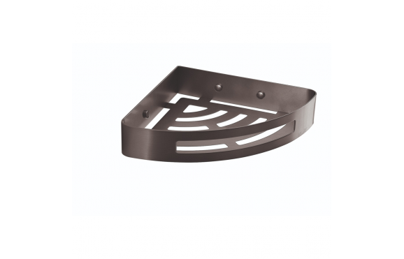 Origins Living Nerva Corner Shower Basket - Gunmetal 2479-81 Origins Living Nerva Corner Shower Basket - Gunmetal 2479-81