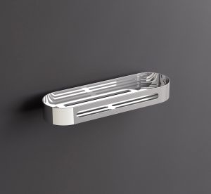 Modern Style Shower Baskets 141500 Origins Living S5 Fahrenheit Basket 315 - polished 141500