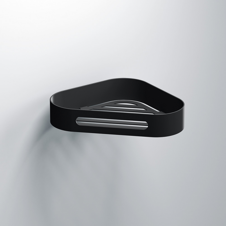 Origins Living S5 Fahrenheit Corner Basket - Black 176519