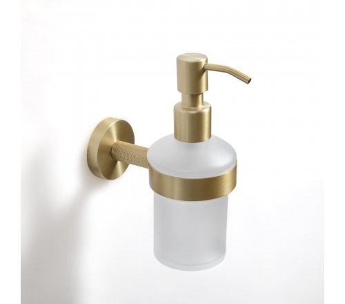 Bathroom Soap Dispensers TRN-113001-BB Origins Living Turner Soap Dispenser - Brushed Brass TRN-113001-BB