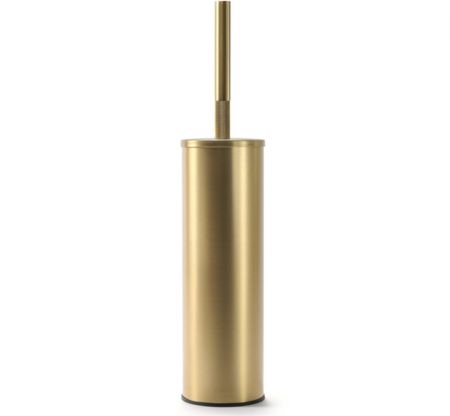 Toilet Brushes TRN-118010-BB Origins Living Turner Toilet Brush Freestanding - Brushed Brass TRN-118010-BB