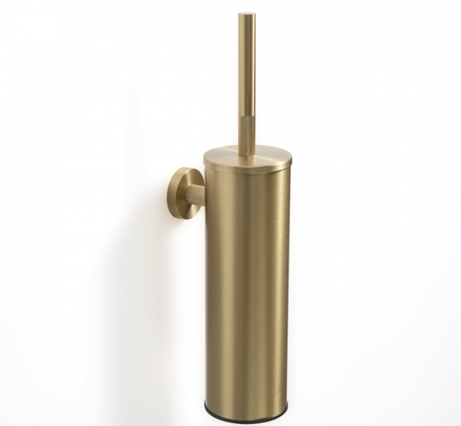 Toilet Brushes TRN-118020-BB Origins Living Turner Toilet Brush Wall Mounted - Brushed Brass TRN-118020-BB