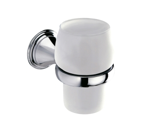 Bathroom Tumblers 107490 Origins Living Genoa Tumbler Holder - Chrome 107490