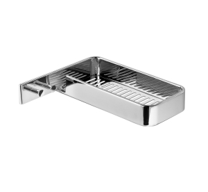 Origins Living Il Giglio Corner Shower Basket with Hooks - Chrome A919-13 Corner Shower Baskets A919-13 Origins Living Il Giglio Corner Shower Basket with Hooks - Chrome A919-13