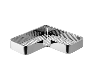 Corner Shower Baskets A983-13 Origins Living Il Giglio Twin Corner Shower Basket - Chrome A983-13