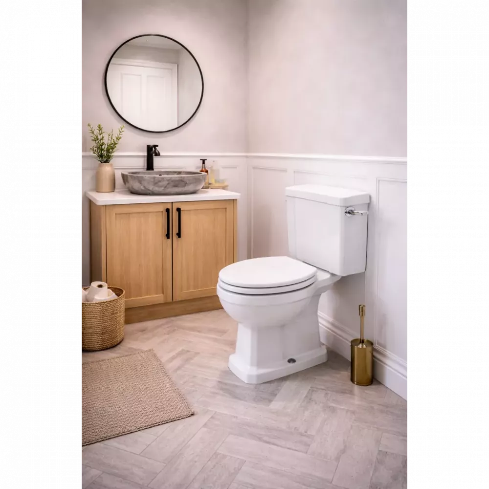 Sherbourne Close Coupled WC & Soft Close Seat