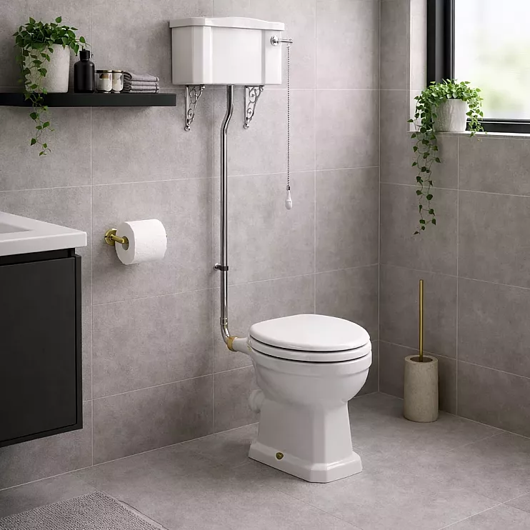 Sherbourne High Level WC & Soft Close Seat