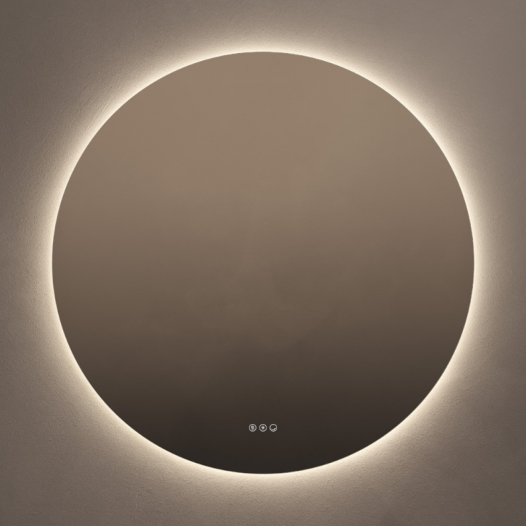 Origins Living Claris Round Mirror 60cm CLR-01D060-03 Illuminated Bathroom Mirror