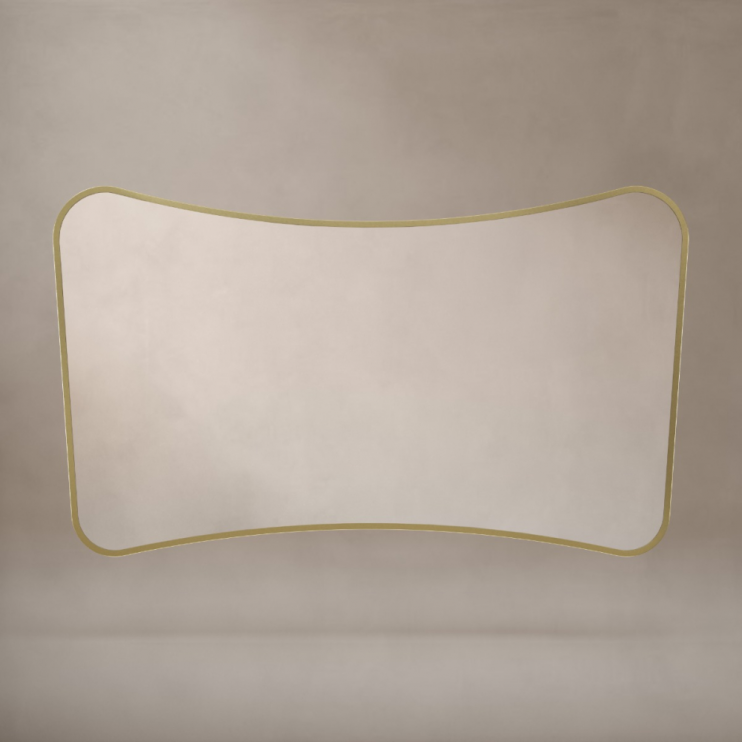 Origins Living Delphine Mirror 120 Brushed Brass - 120x70cm DEL-001127-BB Origins Living Delphine Mirror 120 Brushed Brass - 120x70cm DEL-001127-BB
