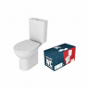 //2Go Close Coupled Rimless WC & Soft Close Seat