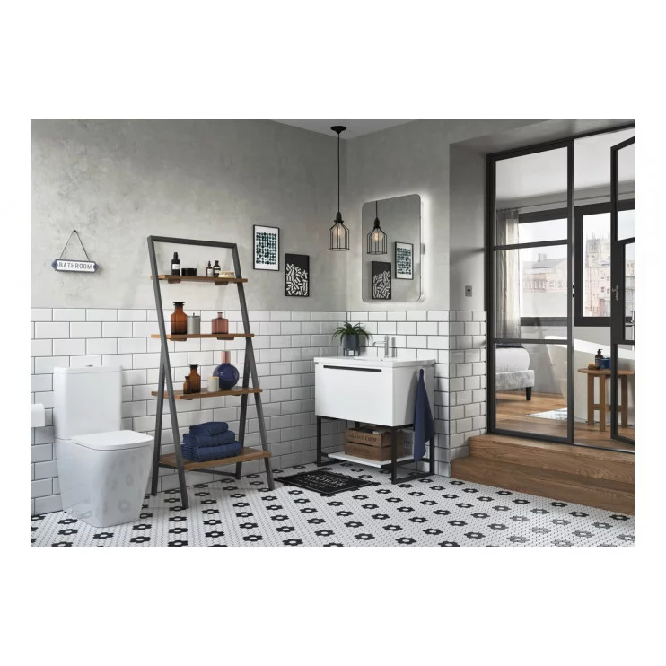 Tilia Rimless Close Coupled Fully Shrouded Comfort Height WC & Soft Close Seat