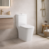 Tilia Rimless Close Coupled Open Back Comfort Height WC & Soft Close Seat