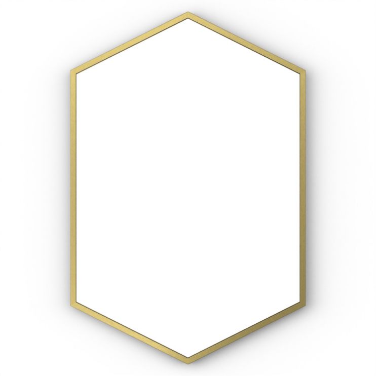Origins Living Docklands Octagon Mirror 60cm Brushed Brass DKL-00T060-BB Origins Living Docklands Octagon Mirror 60cm Brushed Brass DKL-00T060-BB