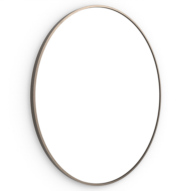 Origins Living Docklands Round Mirror 80cm Brushed Bronze DKL-00D080-BZ