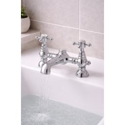 Abode Sentiment Bath Filler - Chrome