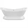 Grace Freestanding 1760x700x720mm 2TH Bath w/Base - White