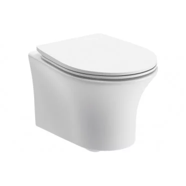 Tilia Rimless Wall Hung WC & Soft Close Seat