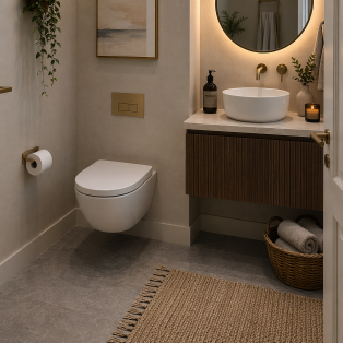 Lily Rimless Wall Hung WC & Soft Close Seat
