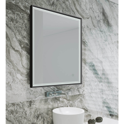 Origins Living Astoria Mirror 75 Black - 75x90cm B008363