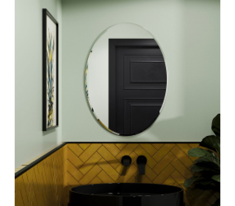 Origins Living Belvoir Oval Mirror 55 - 55x75cm BLV-00V057-00