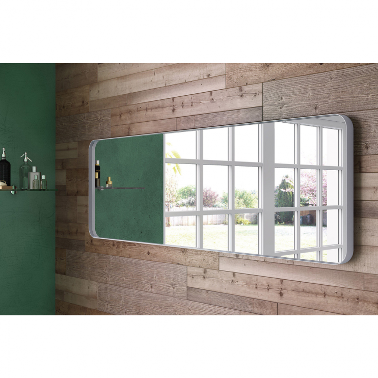 Origins Living City Rectangular Mirror 150 White - 150x50cm B375646