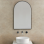 Origins Living Docklands Arch Mirror 50 Black - 50x80cm DKL-00R058-BK