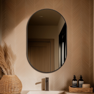 Origins Living Docklands Capsule Mirror 50 Brushed Brass - 50x80cm DKL-00C058-BB