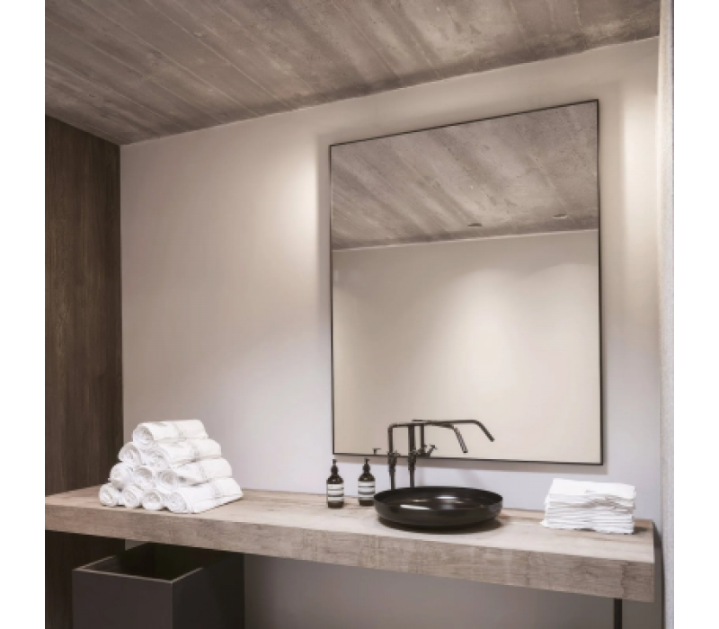 Origins Living Docklands Rectangular Mirror 120 Black - 120x70cm B375578