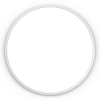 Origins Living Docklands Round Mirror 80cm White B375684