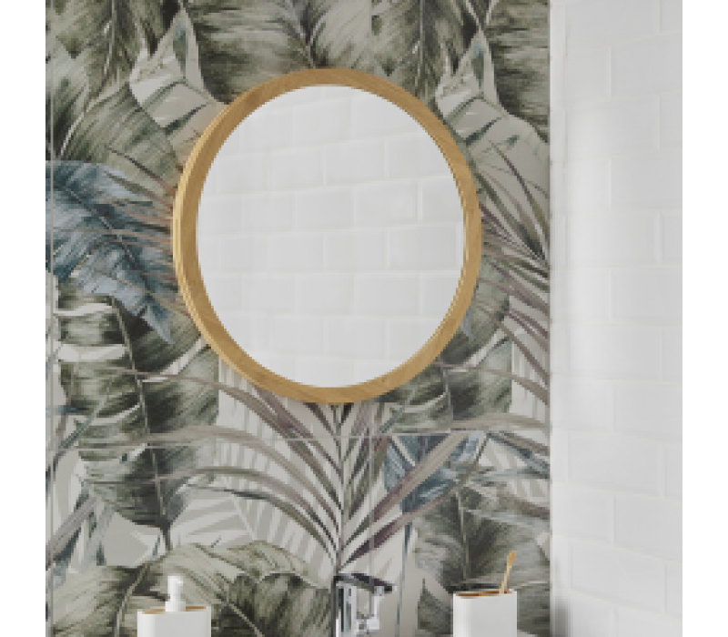 Origins Living Kenji Mirror Round 60cm Bamboo KNJ-00D060-BA Origins Living Kenji Mirror Round 60cm Bamboo KNJ-00D060-BA