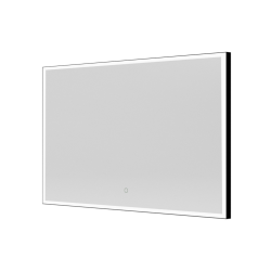 Origins Living Tate Light Rectangular Mirror 120 Black - 120x70cm B008233