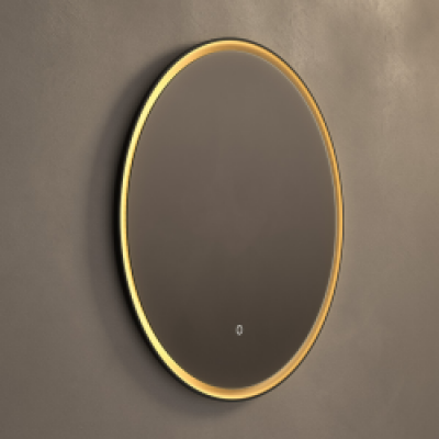 Origins Living Luxor Mirror 80cm Gold/Black LXR-01D080-01