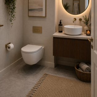 Sandro Rimless Wall Hung WC & Soft Close Seat