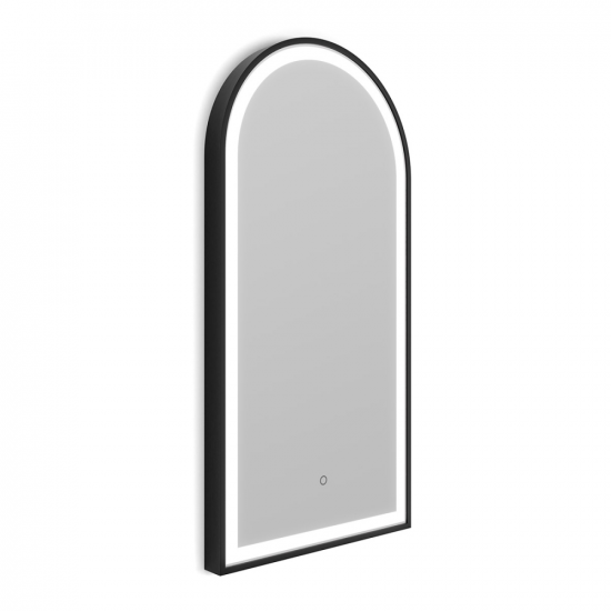 Origins Living Lomax Light Arch Mirror 50 Black - 50x100cm LML-01R051-BK