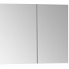 VitrA 1020x695mm Mirrored Cabinet - Brushed Chrome