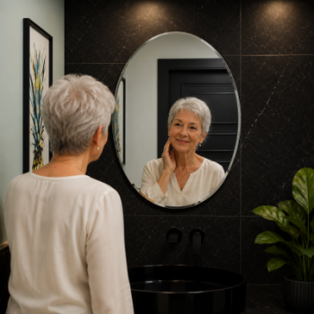 Origins Living Belvoir Oval Mirror 55 - 55x75cm BLV-00V057-00 Bathroom Accessory