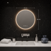 Origins Living Claris Round Mirror 60cm CLR-01D060-03
