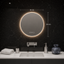 Origins Living Claris Round Mirror 60cm CLR-01D060-03 Bathroom Accessory