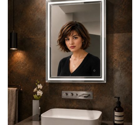 Origins Living Ravenna Light Mirror 60 - 60x80cm B008417 Bathroom Accessory