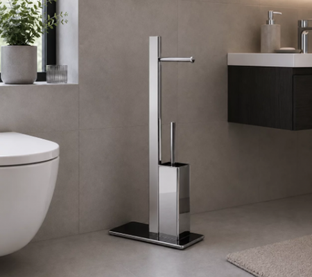 Origins Living Bridge Bathroom Butler - Chrome 7632-13 Bathroom Accessory