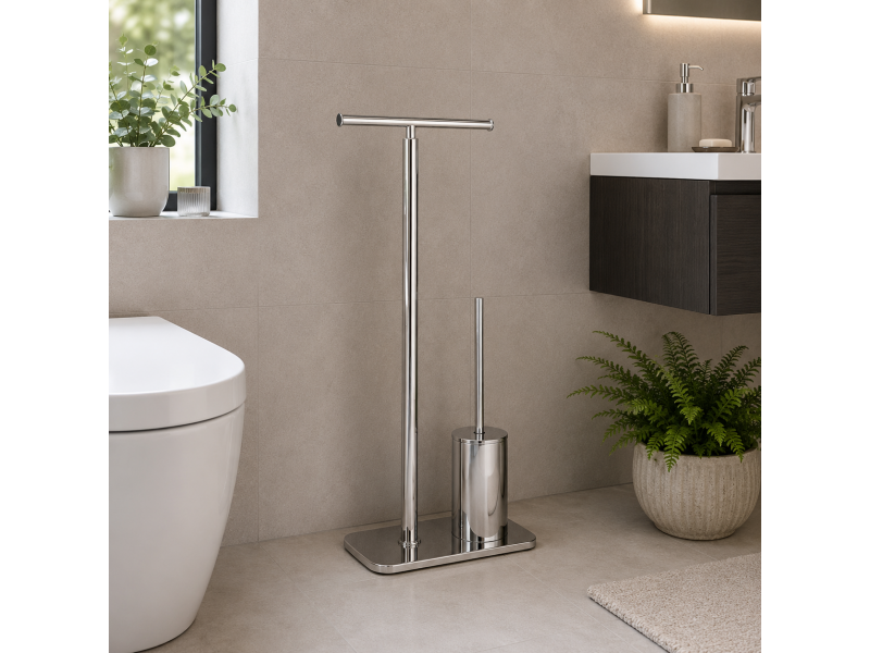 Origins Living Florida Bathroom Butler - Chrome 7332-13