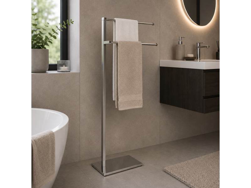 Origins Living Maine Towel Stand - Chrome 7831-13