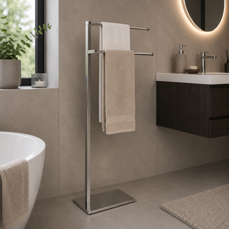 Origins Living Maine Towel Stand - Chrome 7831-13