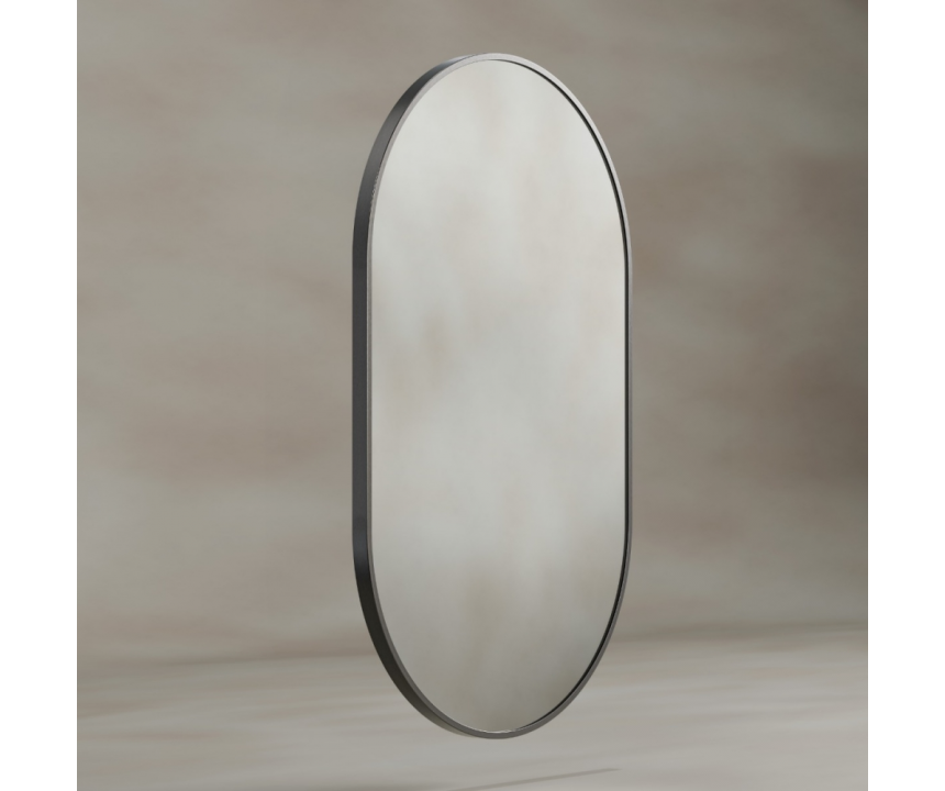 Origins Living Docklands Capsule Mirror 50 Gunmetal - 50x80cm