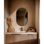 Origins Living Docklands Capsule Mirror 50 Gunmetal - 50x80cm
