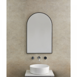 Origins Living Docklands Arch Mirror 50 Black - 50x80cm