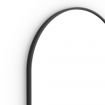 Origins Living Docklands Arch Mirror 50 Black - 50x80cm