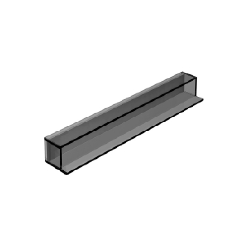 Pier Glass Box Shelf 70 - Black