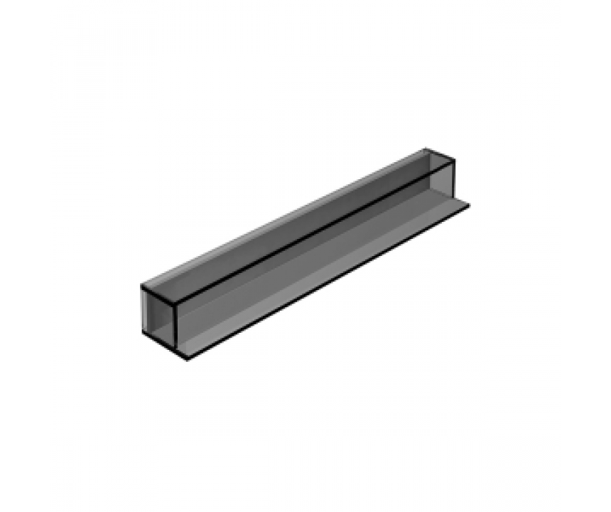 Pier Glass Box Shelf 70 - Black