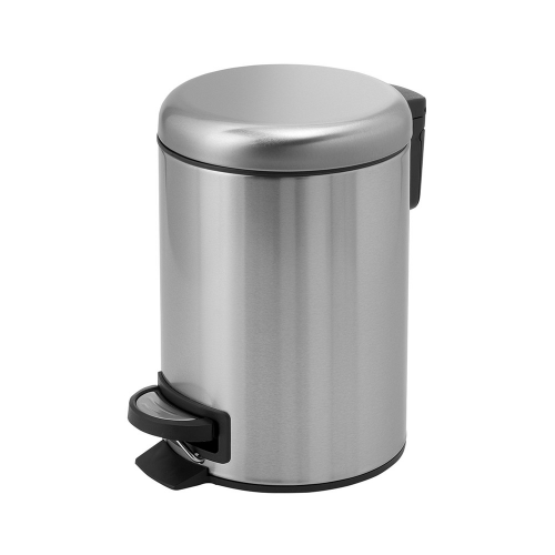 Potty Pedal Bin 3L - Brushed Stainless Steel